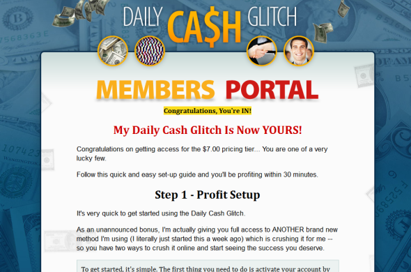 Daily Cash Glitch members