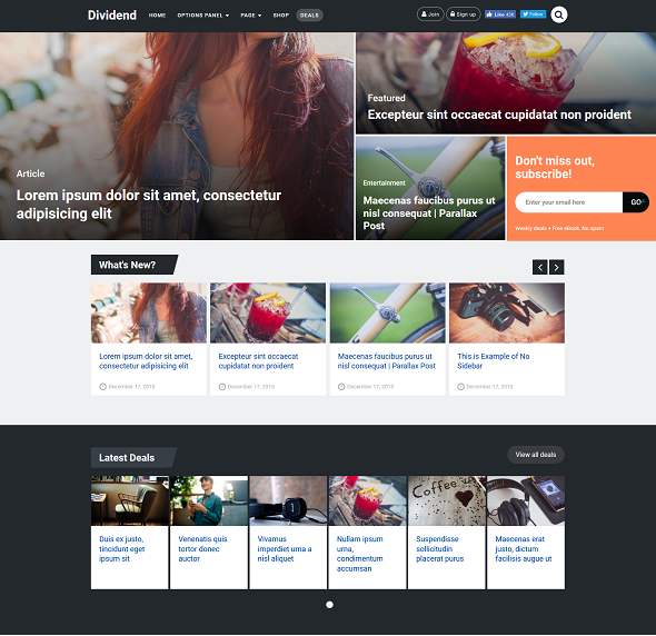 Dividend Theme