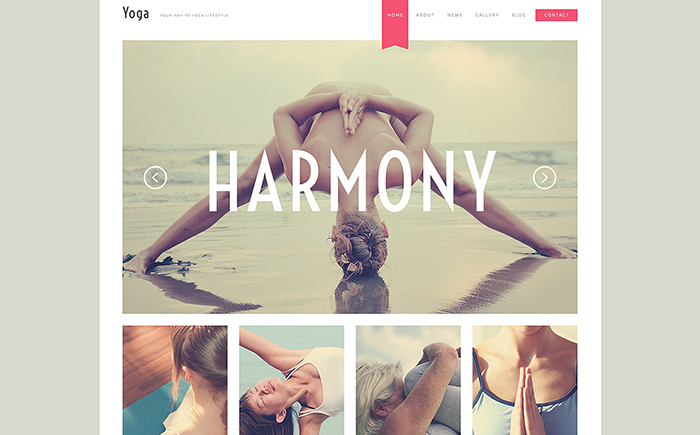 Yoga WordPress Theme
