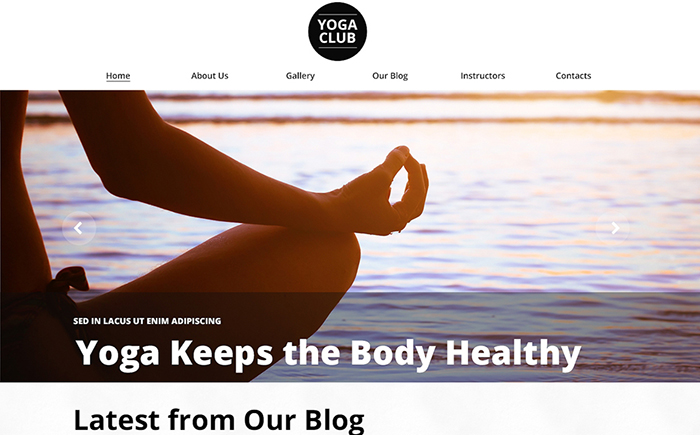 YogaClub WordPress Theme