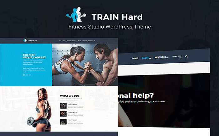 Train Hard WordPress Theme