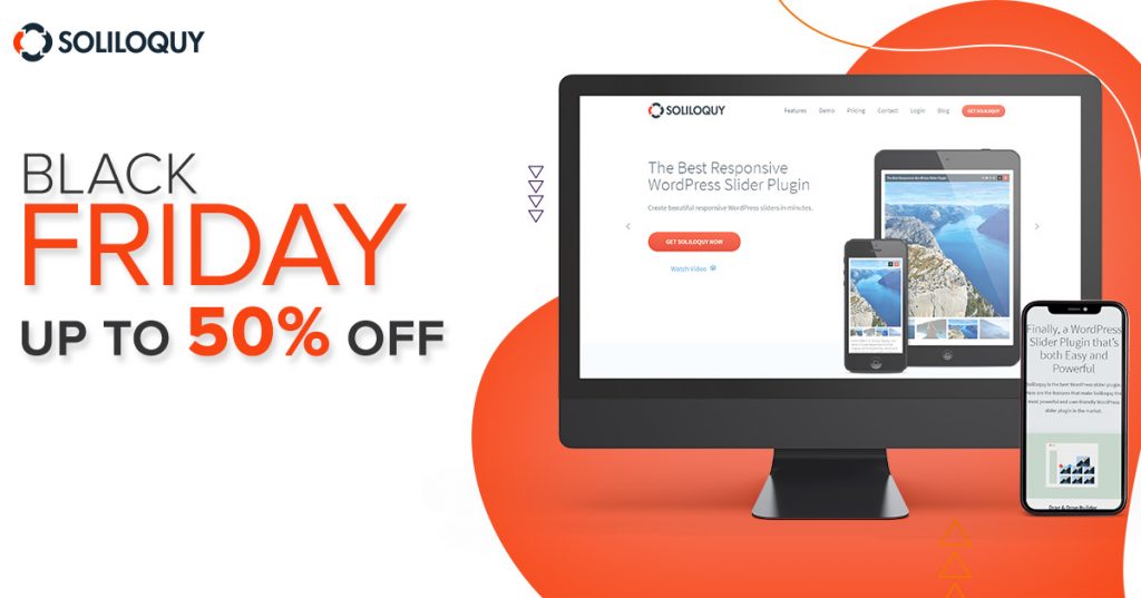 Soliloquy Black Friday 2021 banner
