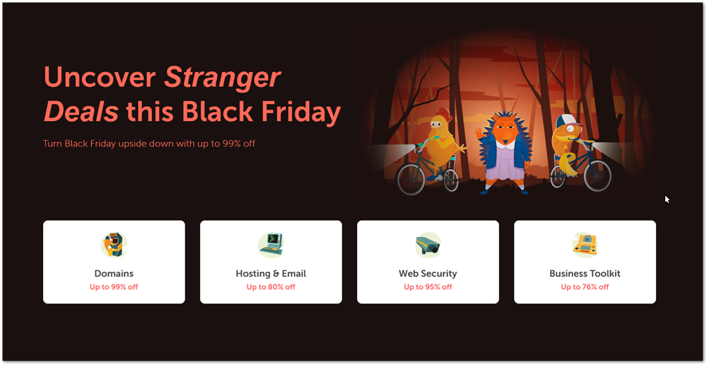 Namecheap Black Friday 2023 deals