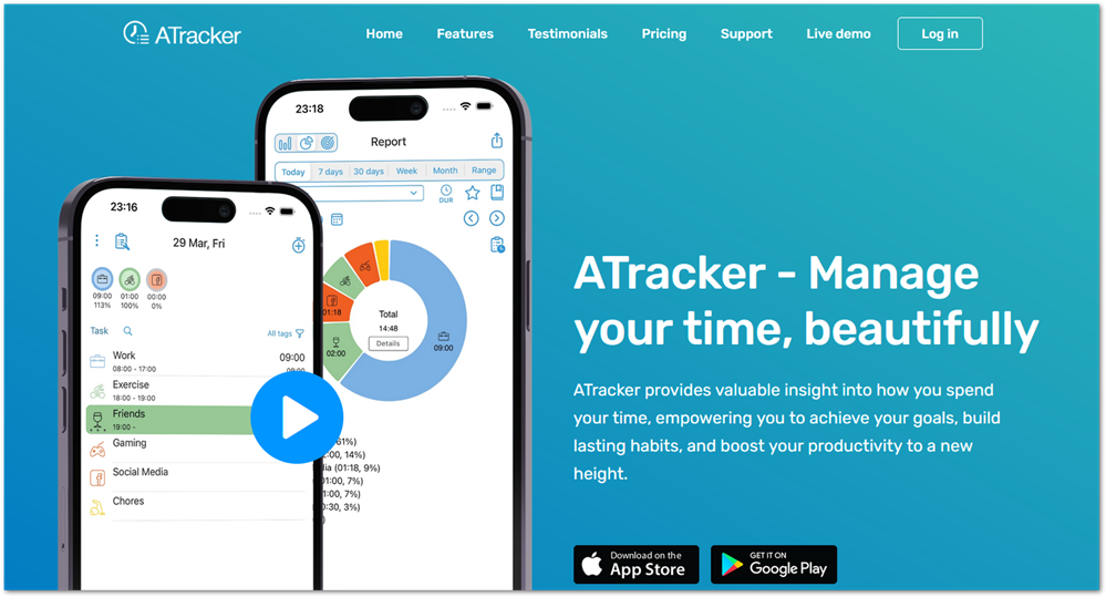 Atracker apps