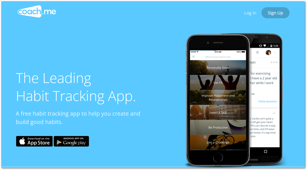 Coach.me app